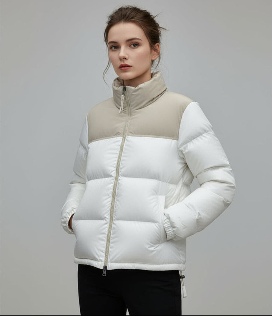 Doudoune Contrastée Élégance | Style affirmé & chaleur moderne