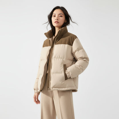 Doudoune Contrastée Élégance | Style affirmé & chaleur moderne