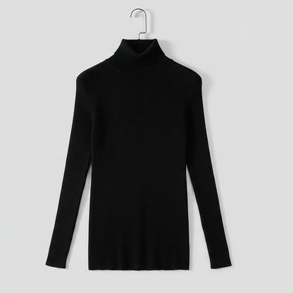 Pull Col Roulé Côtelé | Élégance douce & chaleur naturelle