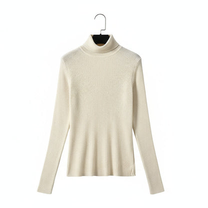 Pull Col Roulé Côtelé | Élégance douce & chaleur naturelle