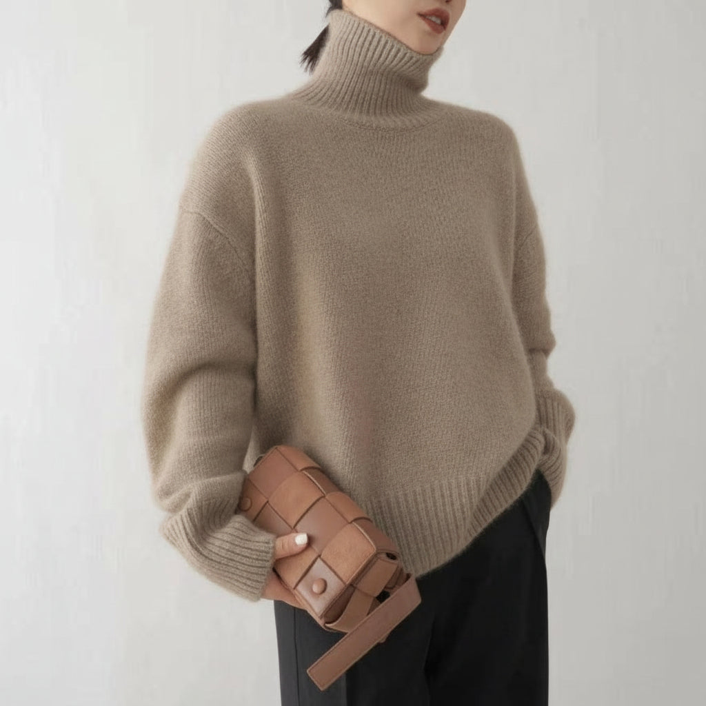 BelleCouture | Col montant en maille douce premium