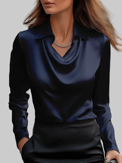 Marie | Blouse Satinée Élégante