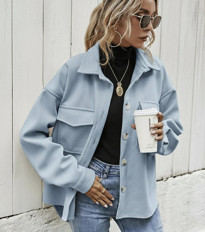 Manteau Douceur Contrastée | Raffinement moderne & confort absolu