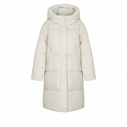 Manteau Long Matelassé à Capuche | Chaleur & élégance hivernale