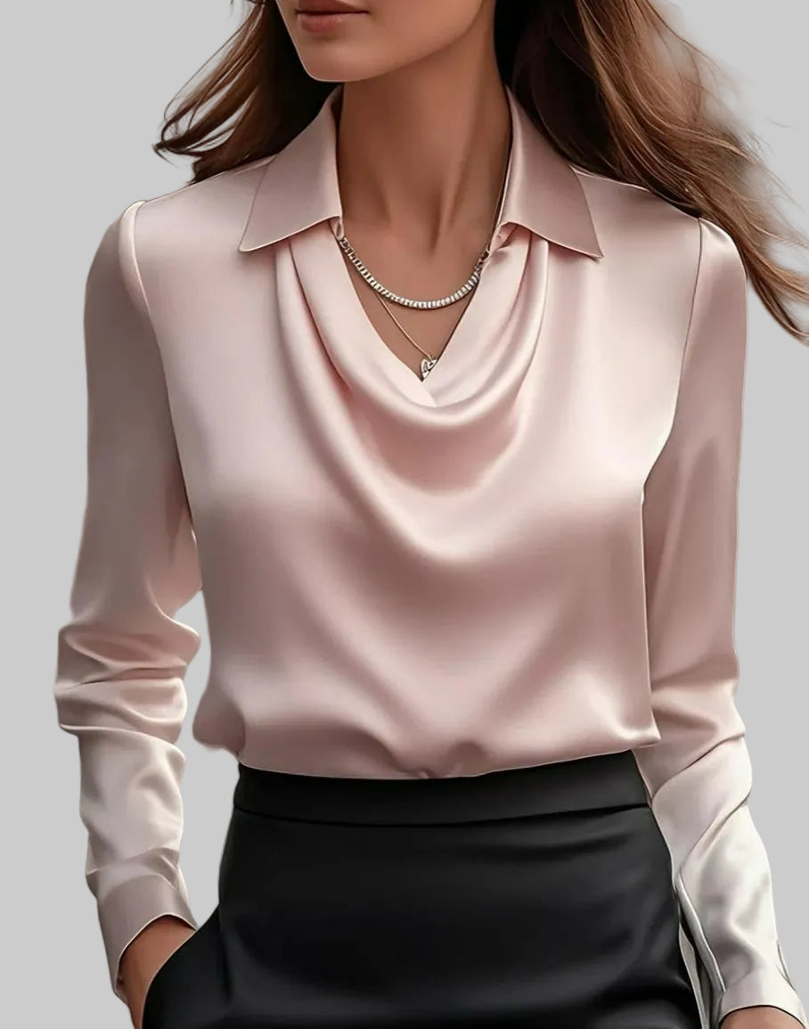 Marie | Blouse Satinée Élégante