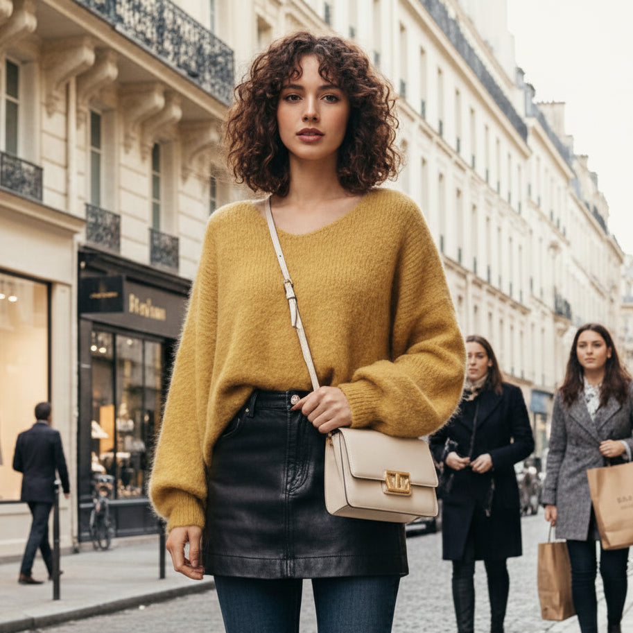 Pull Douceur V | Féminité douce élégance naturelle