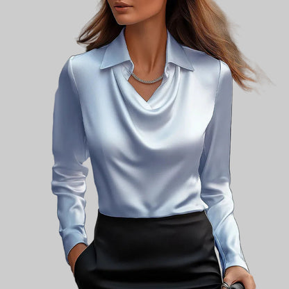 Marie | Blouse Satinée Élégante